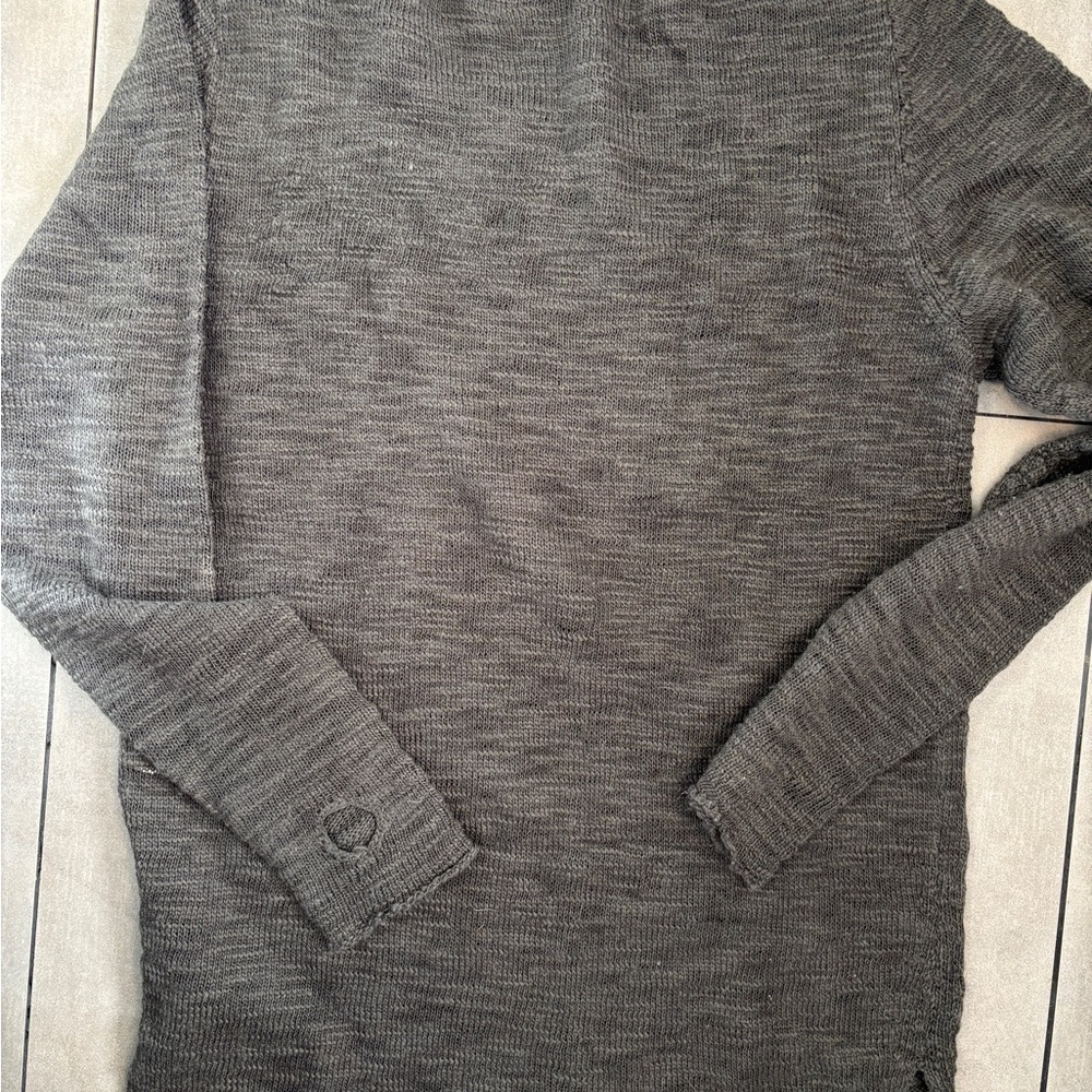 Tiger of Sweden Charcoal Knit Pullover size x large excellent condition long - Picture 3 of 8